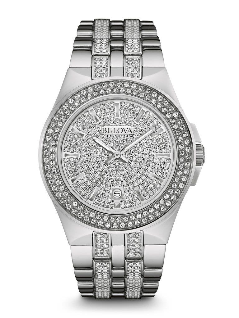 Bulova Crystal Collection Men's Watch in Stainless Steel - 96B235