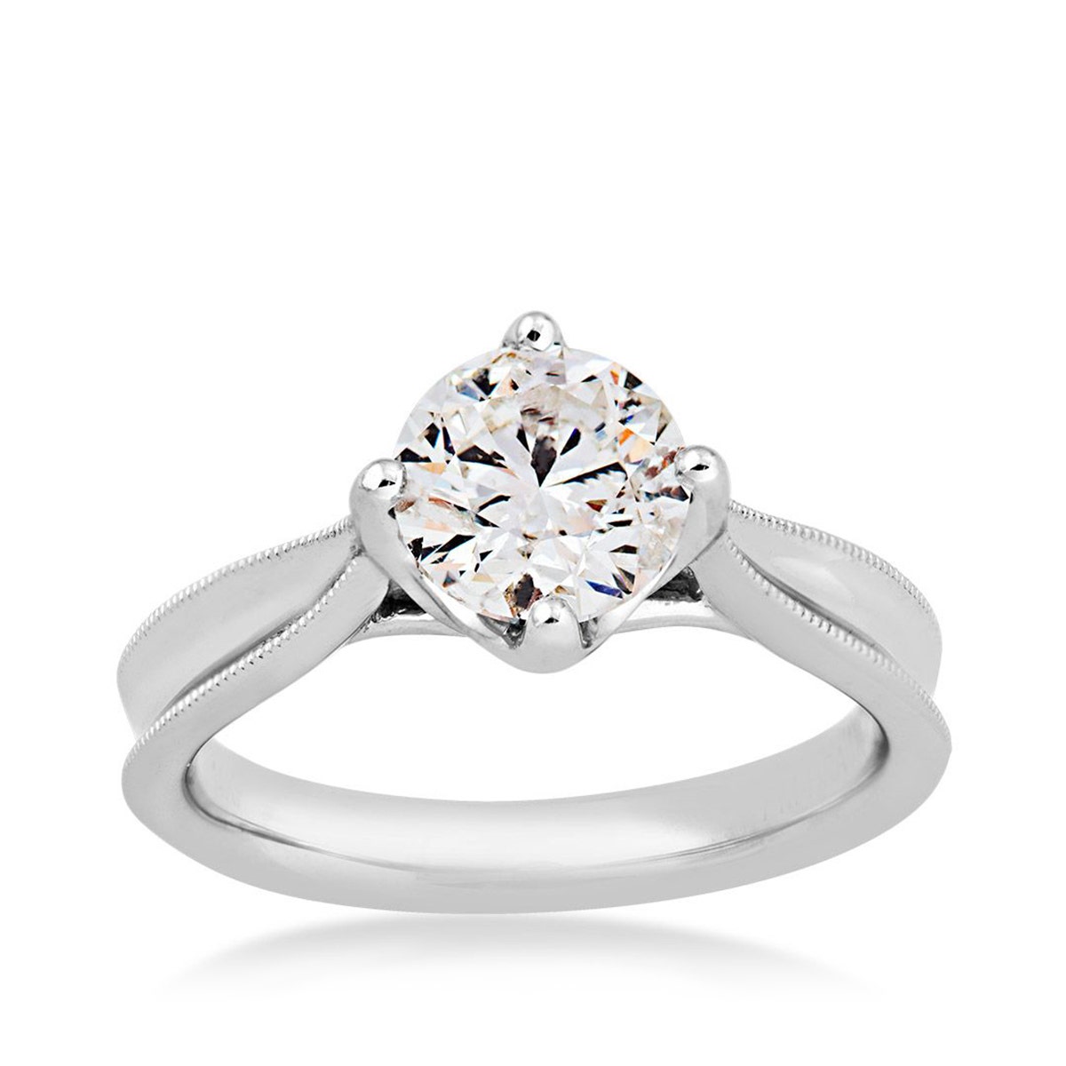 diamond white gold engagement ring