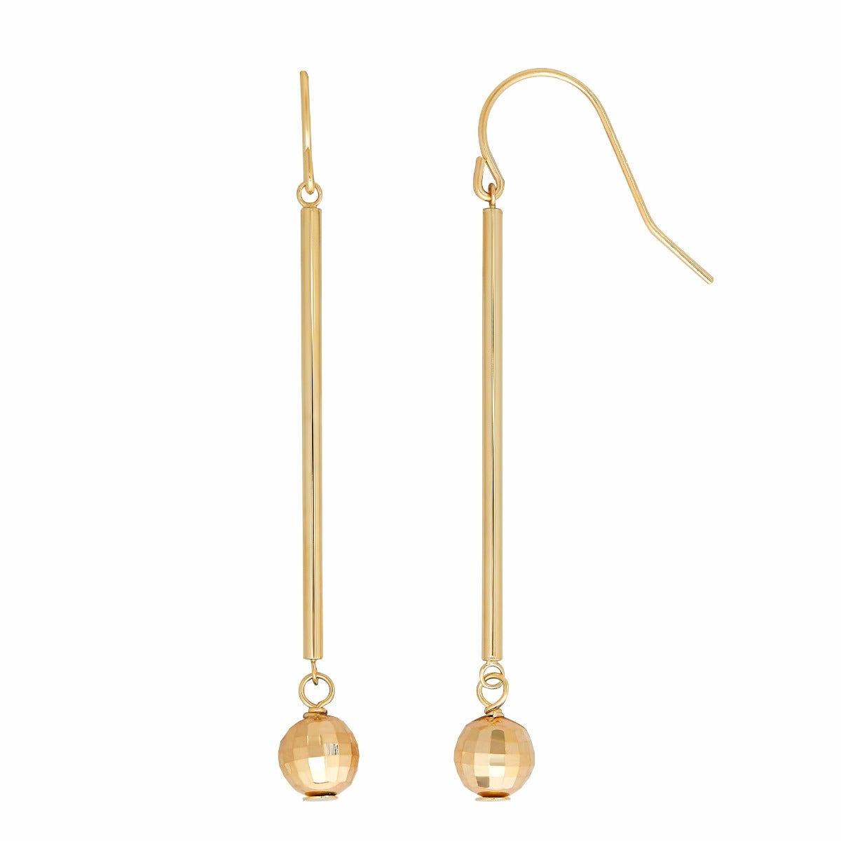 Fashion Dangle Earrings in 10 Kt. Yellow Gold - TRE015338Y@