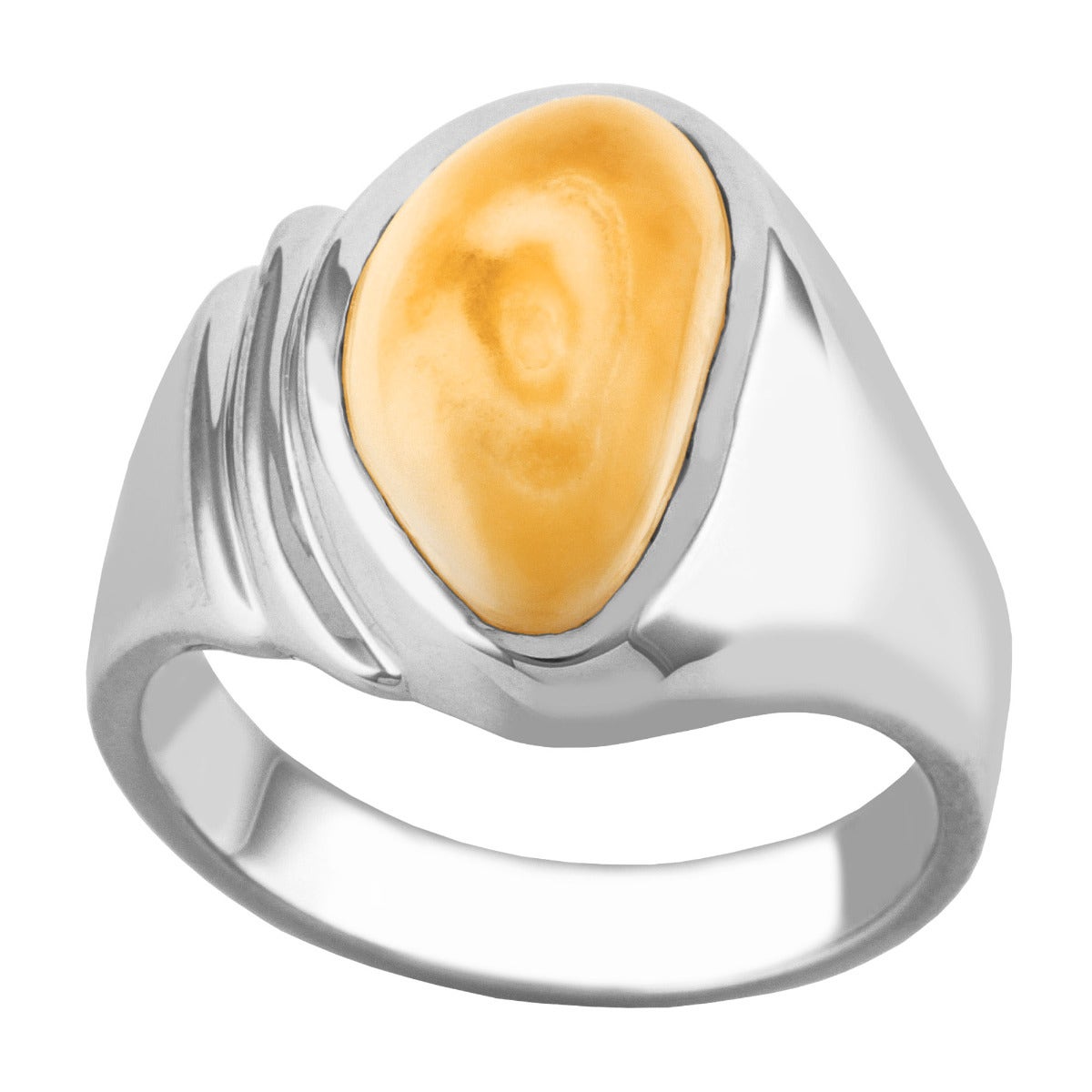 Ladies' Elk Ivory Ring in 10K White Gold - I1754W Yellowstone