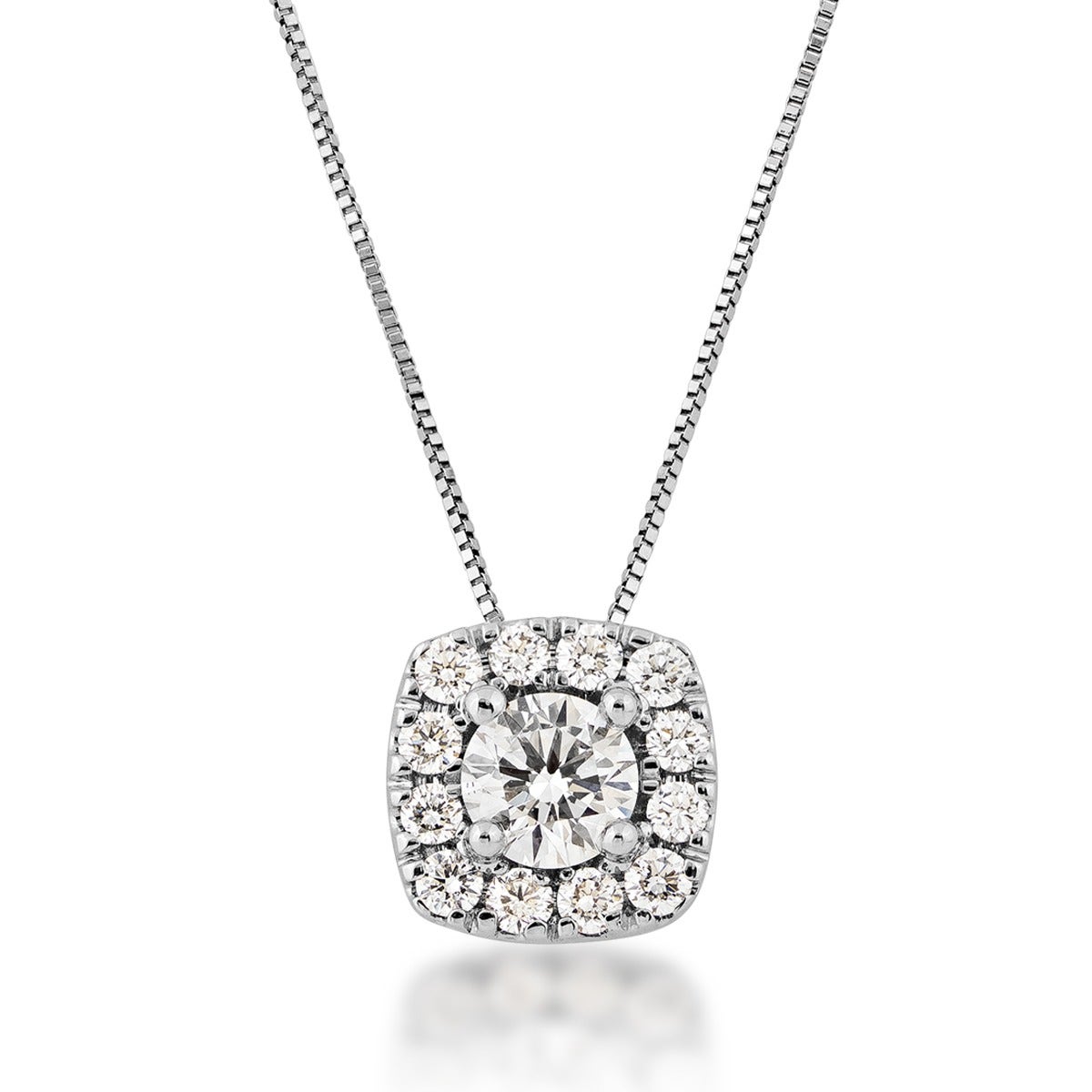 Adamante 1 ct. tw. Lab-Grown Diamond Pendant in 14K White Gold - LG-APF6181HS2J14W@10