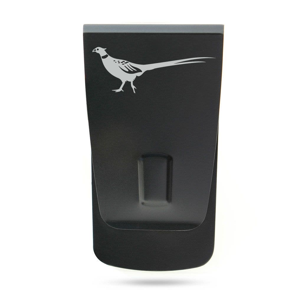 Tightwad Sportsman Pheasant Black Stainless Steel Money Clip TW-SPRT-PHEAS