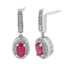 ruby earrings