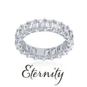 Eternity diamond bands