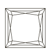 princess diamond shape