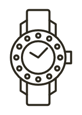 men's watch icons